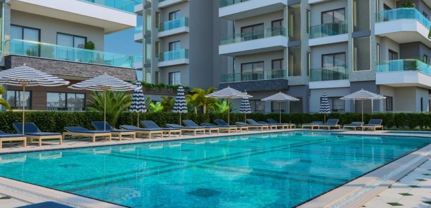 Апартаменты в Аланье, Турция, 54 м2
