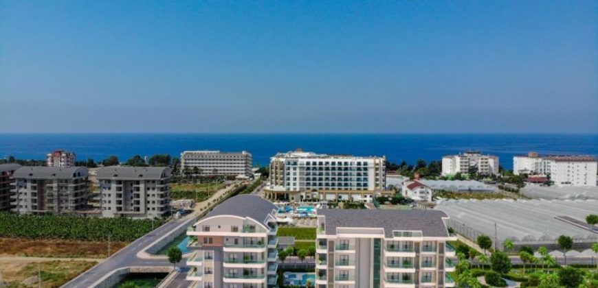 Апартаменты в Аланье, Турция, 54 м2