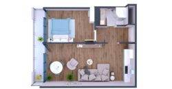 Апартаменты в Батуми, Грузия, 56 м2