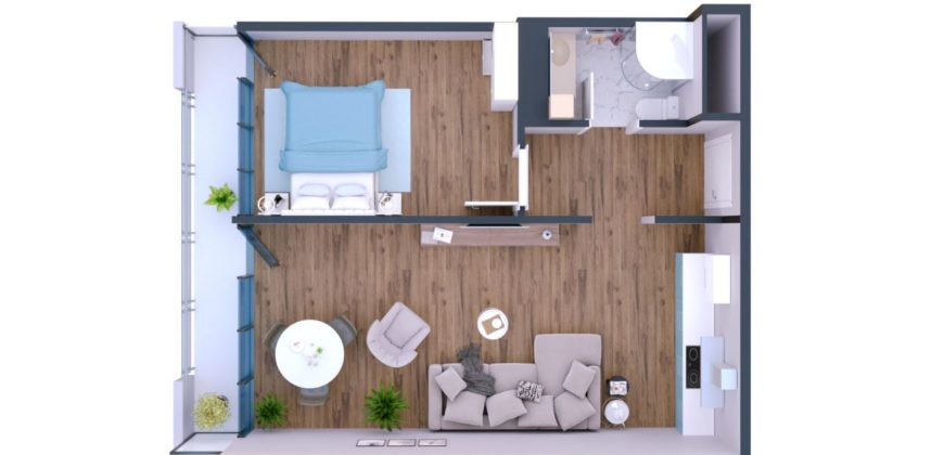 Апартаменты в Батуми, Грузия, 56 м2