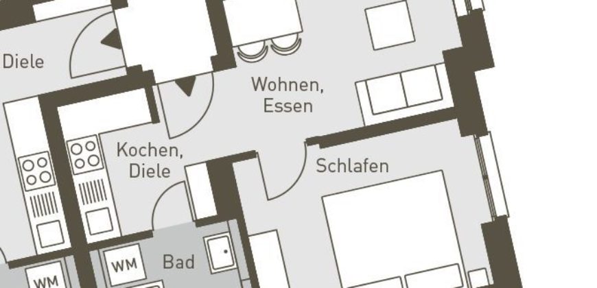 Апартаменты в Берлине, Германия, 35.16 м2