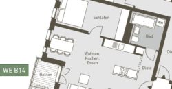 Апартаменты в Берлине, Германия, 54.48 м2