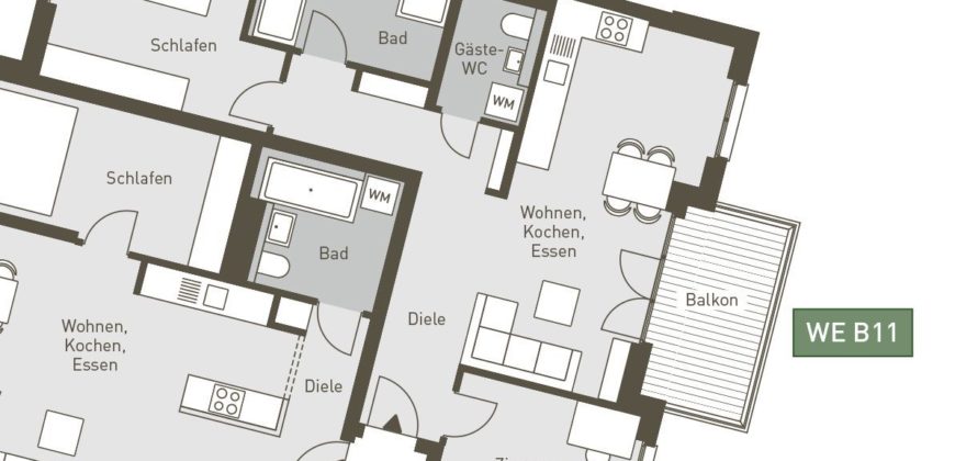 Апартаменты в Берлине, Германия, 76.27 м2
