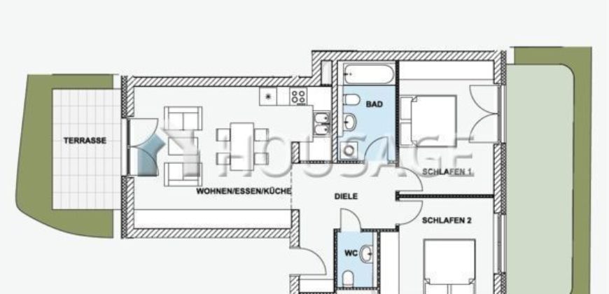 Апартаменты в Берлине, Германия, 89 м2