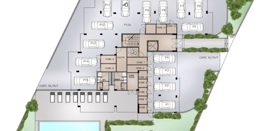 Апартаменты в Лимассоле, Кипр, 175 м2