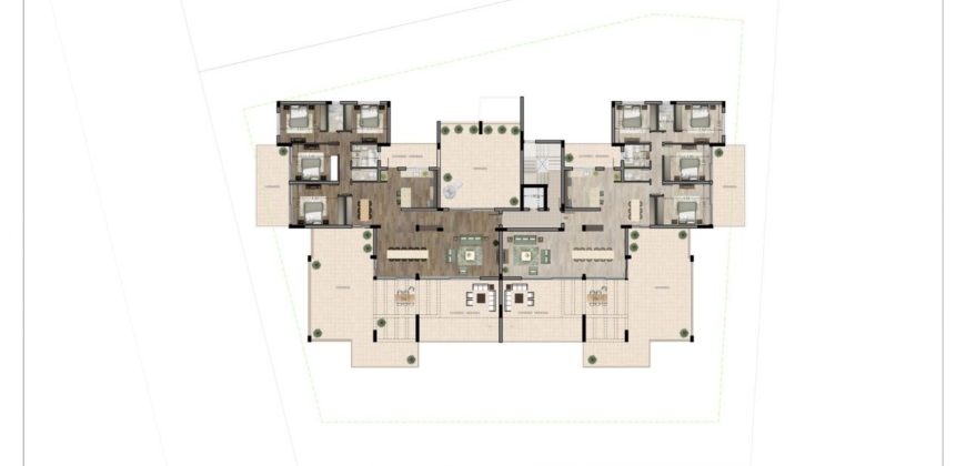 Апартаменты в Лимассоле, Кипр, 74 м2