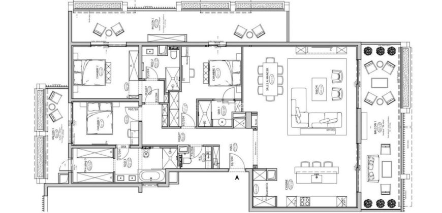 Апартаменты в Монако, Монако, 230 м2