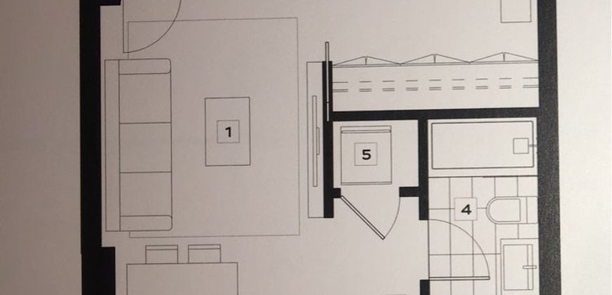 Апартаменты в Монреале, Канада, 54 м2