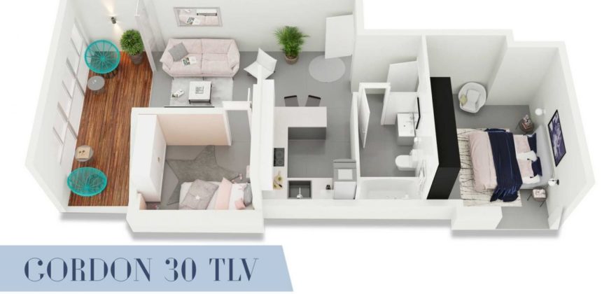 Апартаменты в Тель-Авиве, Израиль, 71 м2