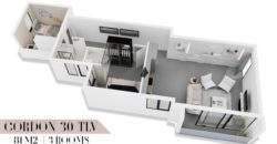 Апартаменты в Тель-Авиве, Израиль, 81 м2