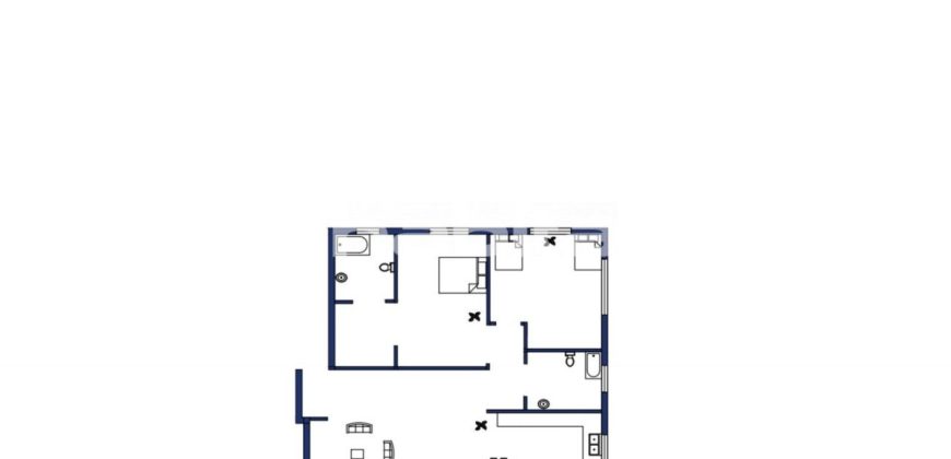 Апартаменты в Тиране, Албания, 109 м2