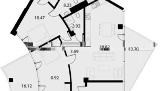 Апартаменты в Юрмале, Латвия, 143.91 м2