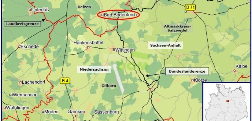 Коммерческая недвижимость в Нижней Саксонии, Германия, 1093 м2