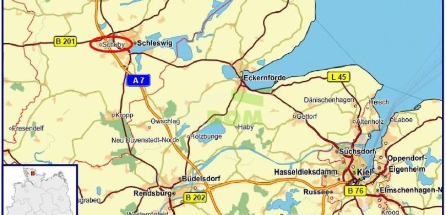 Коммерческая недвижимость в земле Шлезвиг-Гольштейн, Германия, 1047 м2