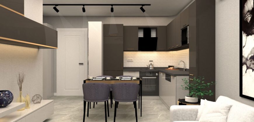 Квартира в Аланье, Турция, 58 м2
