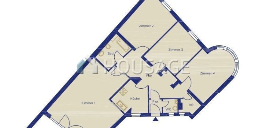 Квартира в Берлине, Германия, 110 м2
