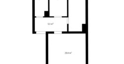 Квартира в Берлине, Германия, 45 м2