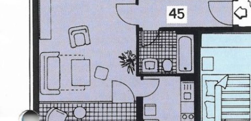 Квартира в Берлине, Германия, 46 м2