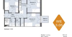 Квартира в Берлине, Германия, 61.1 м2