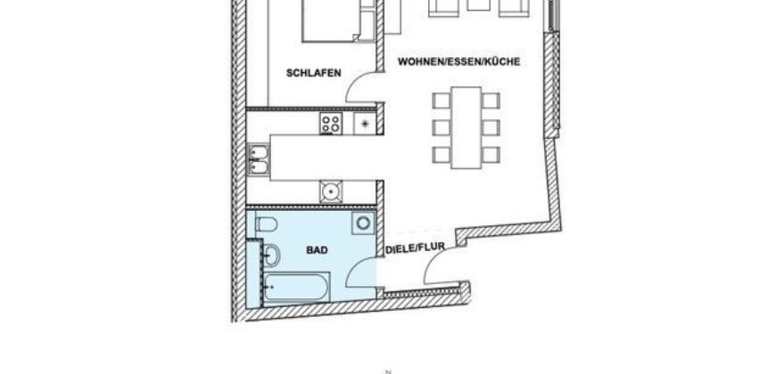 Квартира в Берлине, Германия, 80 м2