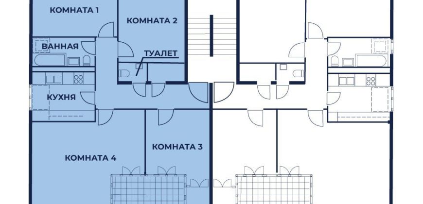 Квартира в Берлине, Германия, 88 м2