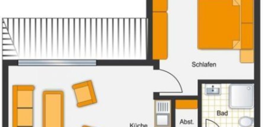 Квартира в Дуйсбурге, Германия, 48 м2