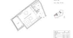 Квартира в Мюнхене, Германия, 34.83 м2