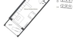 Квартира в Мюнхене, Германия, 40.23 м2