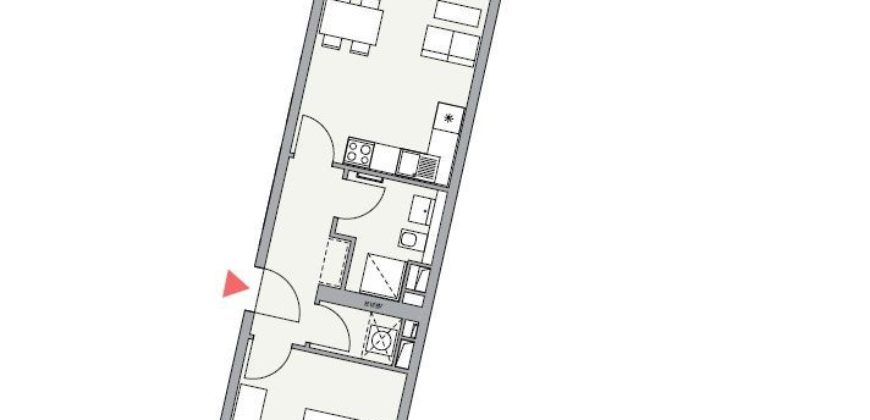 Квартира в Мюнхене, Германия, 48.91 м2