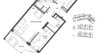Квартира в Мюнхене, Германия, 61.11 м2