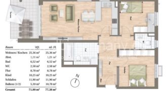 Квартира в Мюнхене, Германия, 71.99 м2