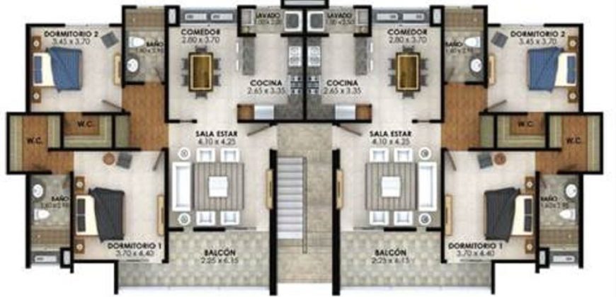 Квартира в Пунта-Кана, Доминиканская Республика, 120 м2
