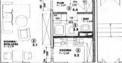 Квартира в Саксонии, Германия, 30 м2