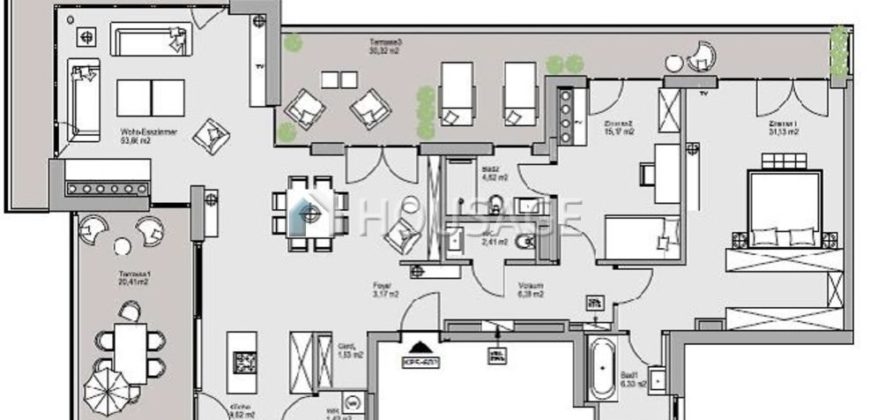 Квартира в Вене, Австрия, 135 м2