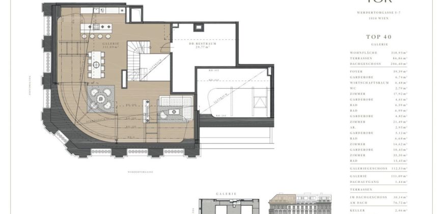 Квартира в Вене, Австрия, 318.93 м2