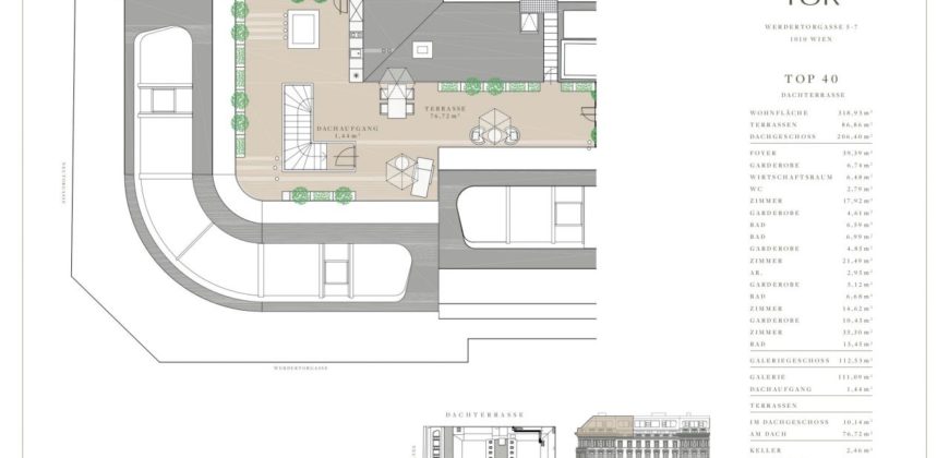 Квартира в Вене, Австрия, 318.93 м2