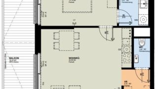Квартира в Вене, Австрия, 51.27 м2