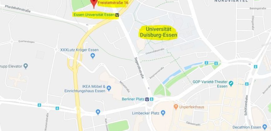 Квартира в земле Северный Рейн-Вестфалия, Германия, 47 м2