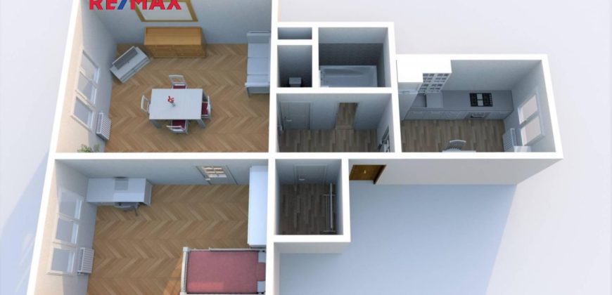 Квартира в Жатеце, Чехия, 53 м2