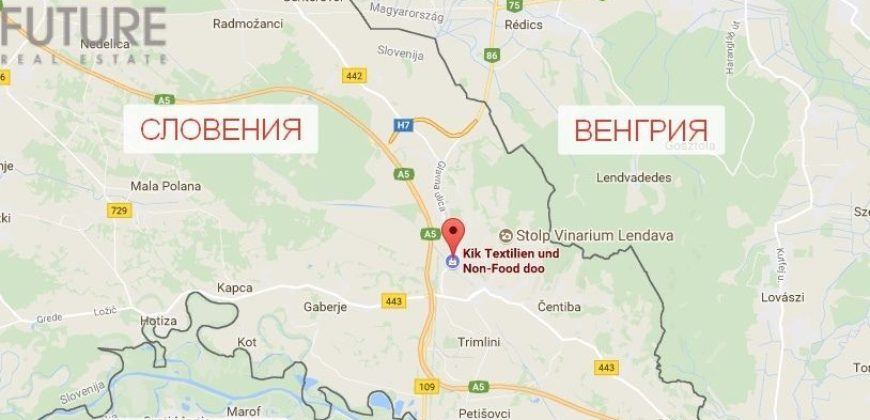 Магазин в Мурска-Соботе, Словения, 626 м2