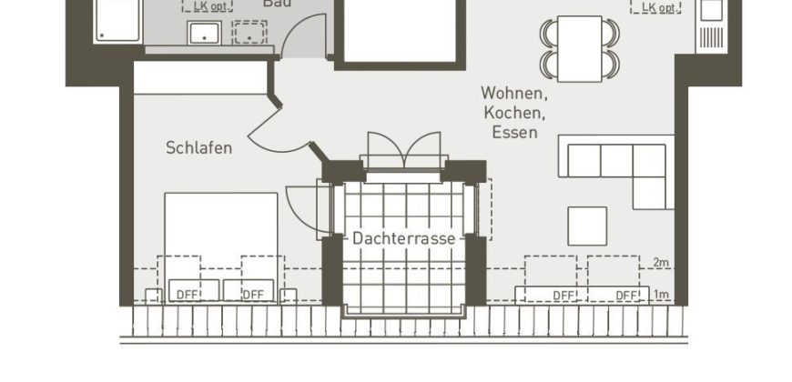 Пентхаус в Берлине, Германия, 61.4 м2