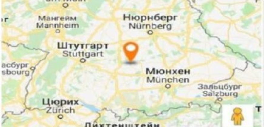 Земля в Северной Баварии (Франконии), Германия, 2200 м2